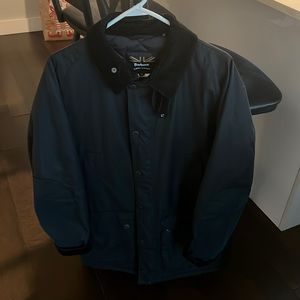 Barbour jacket navy size medium